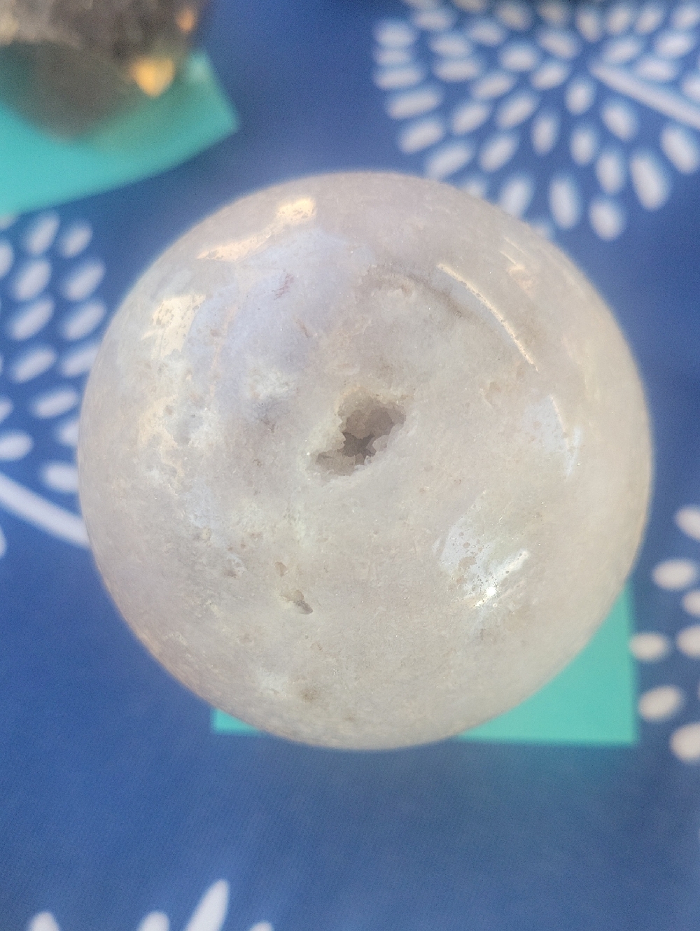 Gorgeous pastel pink amethyst with quartz